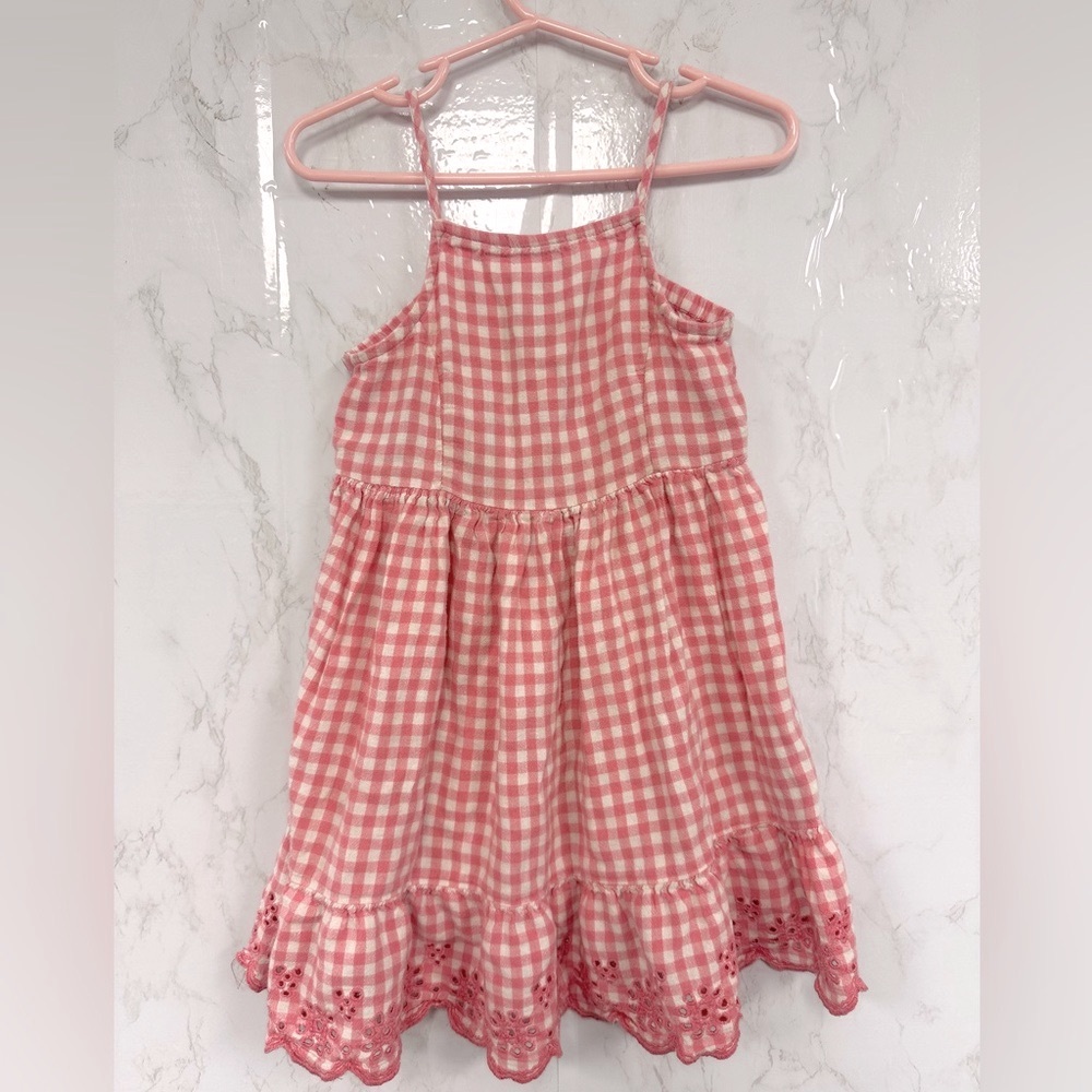 Old Navy Pink Checkered Dress